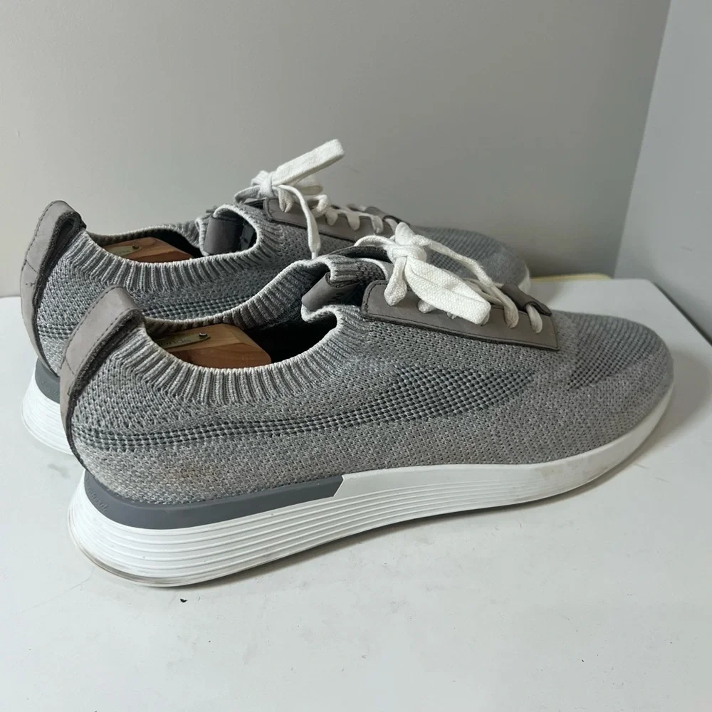 Wolf & Shepard 11 SupremeKnit Classic Gray Performance Trainer Sneaker Knit Shoe